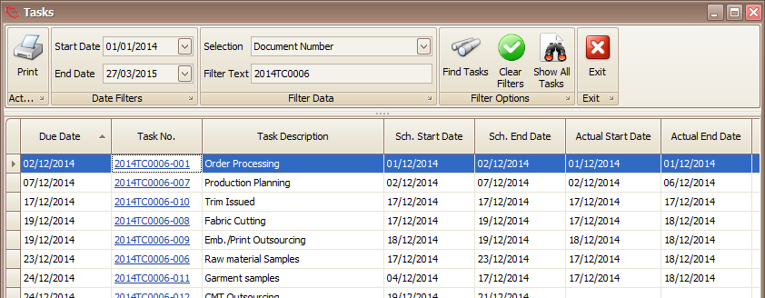 Time and Action Workflow Schedule